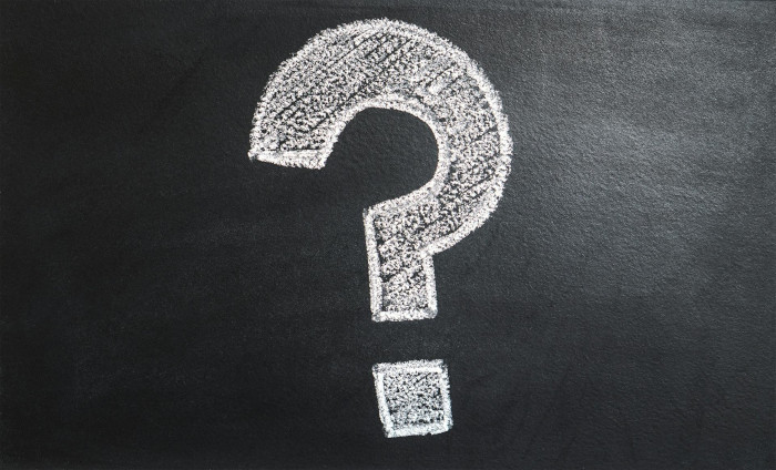 A question mark